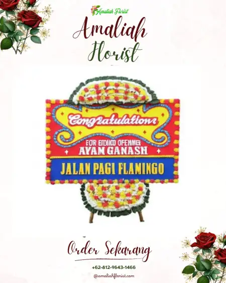 Sewa Papan Bunga Rum Balibunga