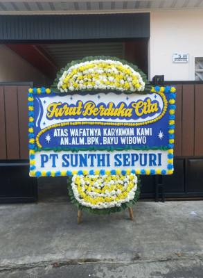 Papan Bunga Duka di Rum Balibunga